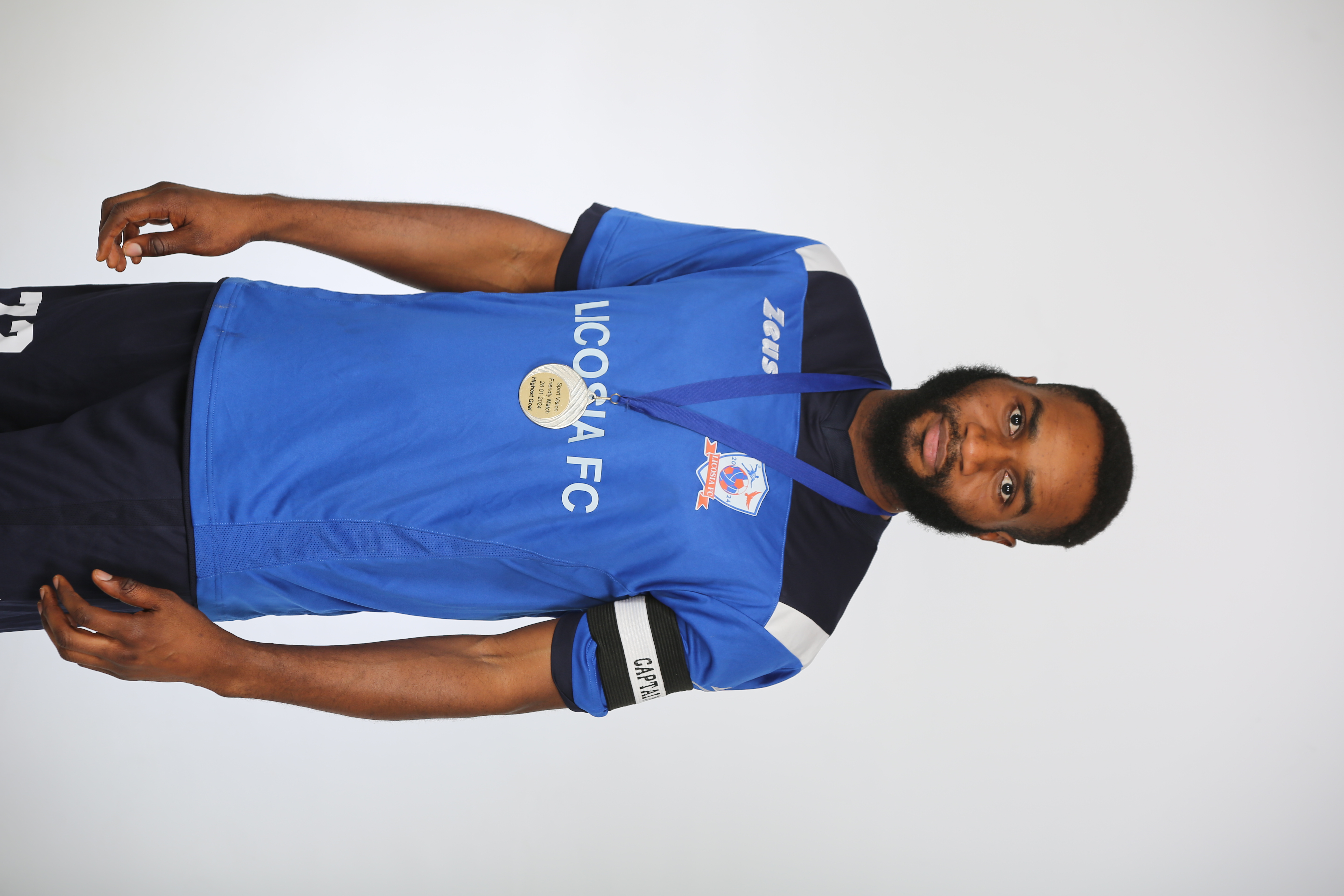 Alieu Sheriff signing for Licosia FC